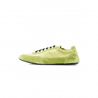 PRADA COLLAPSE RE-NYLON AND SUEDE SNEAKERS 1E959N